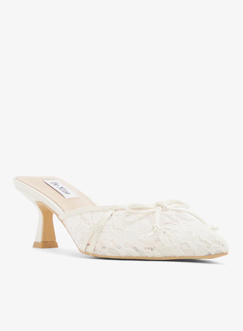 BE MINE حذاء بكعب مدبب